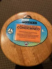 Prank Notice. City Board Of Health. Condemned. 5 Prank Notices