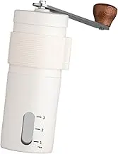MYCENSE Hand Crank Coffee Grinder Handheld Coffee Maker Versatile Rust Resistant Manual Espresso Machine for Office Travel Kitchen, White