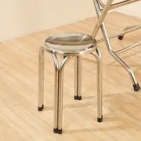 在飛比找松果購物優惠-《DFhouse》威森-不銹鋼圓凳 餐椅 鐵椅 圓椅 餐廳用