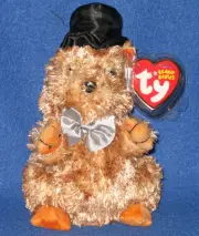 TY PUNXSUTAWN-E PHIL 2008 the GROUNDHOG BEANIE BABY - MINT with MINT TAG