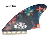 PACIFIC VIBRATIONS fits Futures SURFBOARD Rocket Fish twin fin Flowers