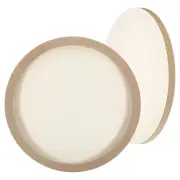 15.7" Wood Panels Board, 2Pcs Unfinished Round Wood Canvas Boards