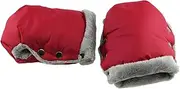 Beatifufu Winter Gloves for Women Stroller Warm Gloves High-Grade Down Fabric Snowy Day Long-Term Use