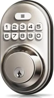 Veise Keyless Entry Door Lock Electronic Keypad Deadbolt Keyed Entry, Auto Lock