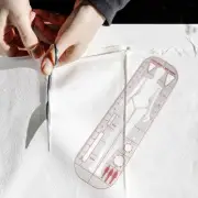 Fashion Illustration Ruler Clear French Curve Template Ruler for Combination
