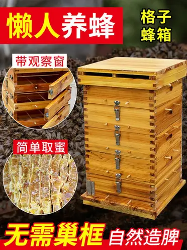 蜂箱養蜂箱蜜蜂箱蜜蜂箱中蜂峰桶養蜂工具專用蜂蜜箱全套養蜂箱