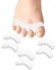 6 Pcs Gel Toe Separators Bunion Corrector Toe Straightener for Plantar Fasciitis