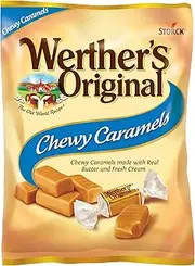 Werther's Original Chewy Caramels, Individually Wrapped Candy, 2.4 Ounce