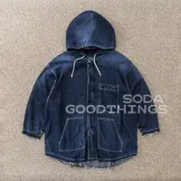 在飛比找ETMall東森購物網優惠-Soda現貨 ROTOL MASK DENIM SHIRT 