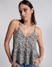 NWT Free People One Teaspoon Runaway Cami - Interference - XXS