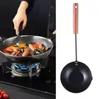 Mini Frying Pan Pancake Pot Ergonomic Handle Cookware Round Iron Skillet Pan