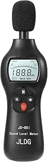 JD-801 Digital Noise Detector Lightweight High Accuracy Decibel ing Device Sound Level Meter with Backlight ON/Off Function Multicolor One Size