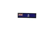 Patch printed embroidered travel souvenir biker backpack flag falklands