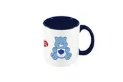 Care Bears This Is My Happy Face Inner Two Tone Grumpy Bear Mug (White/Light Blue/Dark Blue) (One Size)