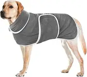 Dog Bathrobe Absorbent Quick Drying Dog Cat Bath Towel Pet Clothes Bath Towel(Small)