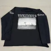 Yeezy YZY Supply Vultures Boxy Kayne Long Sleeve Streeetwear T-Shirt-SZ 1-7671