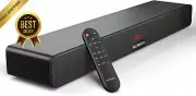 2.1CH Sound Bar for TV with Built-In Subwoofer 150W, BT 5.0, 3D Surround, 28