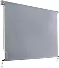 Outdoor Blinds, 3 x 2.5m Roller Blind Window Retractable Awning Sun Shade Sail