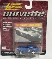 Johnny Lightning Corvette Collection 1963 Grand Sport, Blue, NIB, 1/64