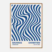 Galrie Bauhaus Exhibition Poster from Frankfurt 1923- Vintage Art Print for Modern Decor, Wood Frame, A3 30 x 42cm (12 x 16inch)