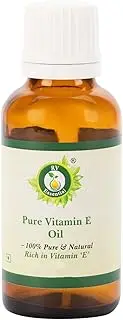 R V Essential Pure Vitamin E Oil 10ml (0.338oz)- (100% Pure and Natural Rich in Vitamin E)