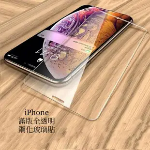 透明滿版保護貼 玻璃貼 背貼 iPhone 15 14 13 12 11 Pro Max SE2 XR 7 8 Plus