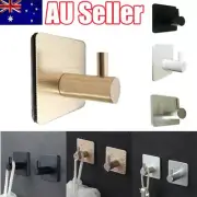 Adhesive StiRLer Hooks Wall Door Clothes Coat Hat Hanger Hook Towel Holder Rack