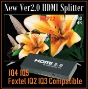 Digimate 1x4 V2.0 HD HDMI splitter 2kx4k 3D 1080p Foxtel Works