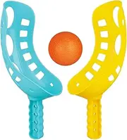 Scoop Ball Set - Game Classic Scoop Ball | Funny Toss Catch Game | Colorful Outdoor Sports, Reusable Beach Toys for Field Day, Family Gathering, Daily Use