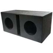 QBomb Dual 8 Inch Slot Ported Vented Subwoofer Box Enclosure | 2 X 8" Sub Box