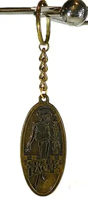 HORIZON 1994 SPEED RACER (MACH GOGOGO) TRIXIE SOLID METAL KEYCHAIN 3" IN LENGTH