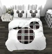 v3467 Bed Sheets Mickey Minnie Mouse Collection Gift Duvet Cover Set Bed Linen Bed Sheets IU3467