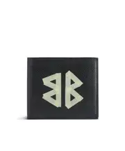Balenciaga Cash Square Folded Wallet One size black
