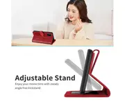 For Samsung Galaxy S20 Cover with Kickstand - Red