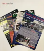 Southern Models 1:18 Dealers Brochure Only - Set of 5 CRAIG LOWNDES * Flyer 10