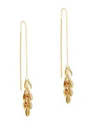 Isabel Marant Leaf-embellished Chain Drop Earrings - Yellow - One Size One Size