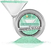 BREW GLITTER Mint Green Pearl Cocktail Rimming Sugar, Drink Rimmer for Beverages, Cocktails, Margaritas, Drinks, Kosher Certified (4oz, Mint Green Pearl)
