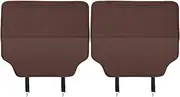 Set of 2 Kick Mat Car Seat Protector, Back Seat Vehicle Organizer, Car Backrest Shield, Heavy Duty and Tear Resistant, Waterproof and Easy to Clean, 46cm, for Most Vehicles