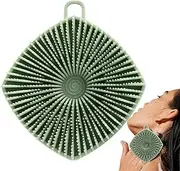 Silicone Bath Brush,Handheld Body Wash Brush With Handle | Non-slip Household Back Scrubber, Multifunctional Skin Care Supplies For Home And Travel