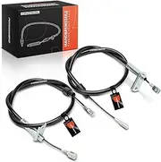 2 x Rear Handbrake Cables Compatible with E-Class W210 E200-E430 2.0L-5.4L 1995-2002 E-Class T-Model S210 E200-E430 2.0L-5.4L 1996-2003 Replace# 2104201 585