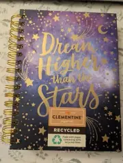 Clementine Journal Notebook Dream Higher than the stars 300 pages spiral+ pen