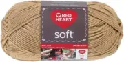 Red Heart Soft Wheat Yarn Skein-New In Package