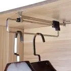 Extending Space Saving Clothes Hanger Clothes Rod Closet Rod Cabinet Organizer
