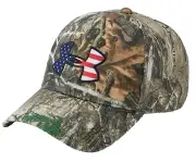 NEW! Under Armour Men's BFL Snap Back Sport Hat/Cap-Camo/Flag Print 1300488-991