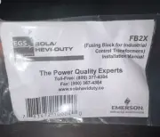 EGS Sola FB2X Fusing Block for Industrial Control Transformers (Lot of 6)
