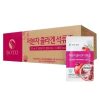 在飛比找momo購物網優惠-【韓國 BOTO】紅石榴膠原蛋白飲 70ml(100包/箱)