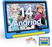 HotLight Android 14 Tablet 10 Inch - Children's Tablet Octa Core Tablet for Children with OTG Transmission and Wi-Fi 6G Widevine L1 8GB + 64GB + 1TB TF Type C Headphone Jack Face Recognition Tablet -
