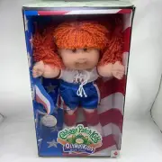 1995 Cabbage Patch Kids Olympics Olympikids Soccer Special Edition Doll Box Wear