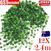 Artificial Ivy Leaves Fake Green Leaf Vines Money Rattans Hanging Garland Plants