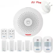 WIFI Home Alarm System Wireless 433MHz Security Burglar Smart Door Window Sensor